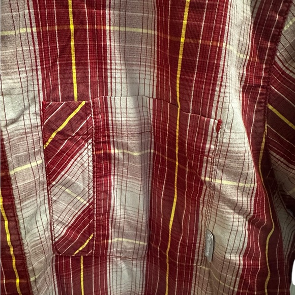 Columbia Plaid Button Down Shirt size large - Picture 3 of 5